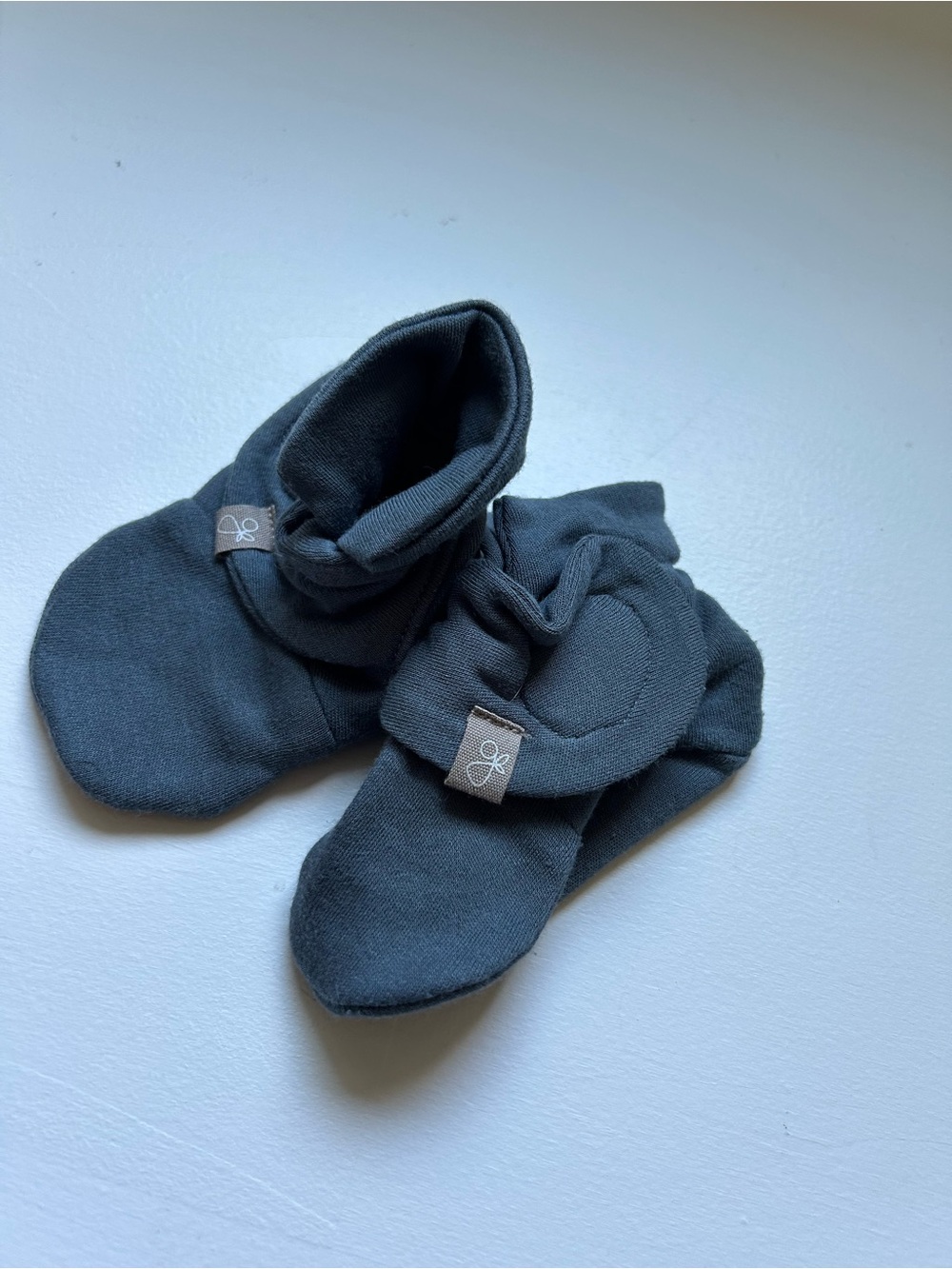 Soft Infant Booties in Charcoal Gray - Kids Shoes Slippers
